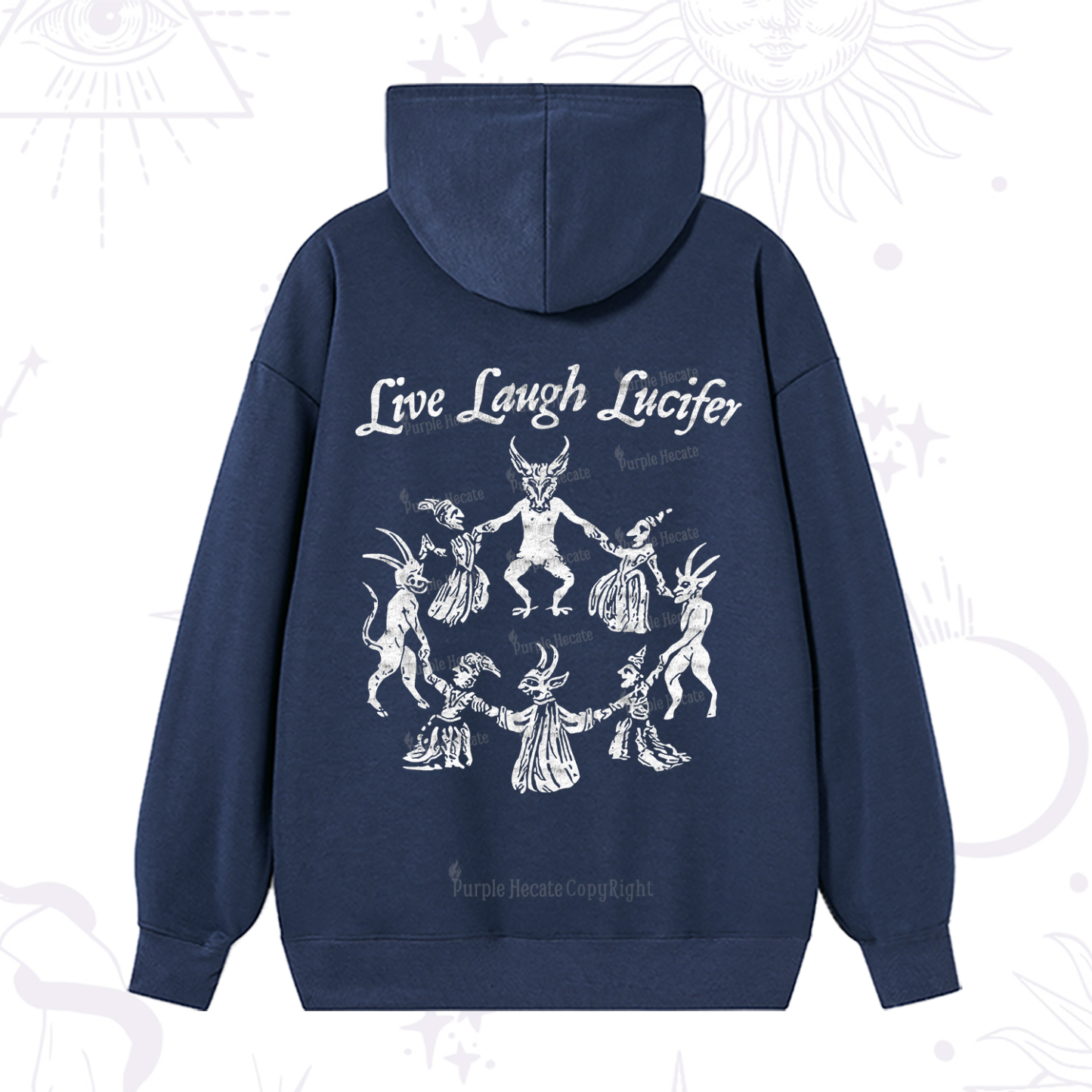 Purplehecate Live Laugh Lucifer Hoodie