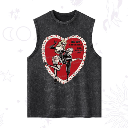 Purplehecate Be My Valentine And Spank Me Washed Tank