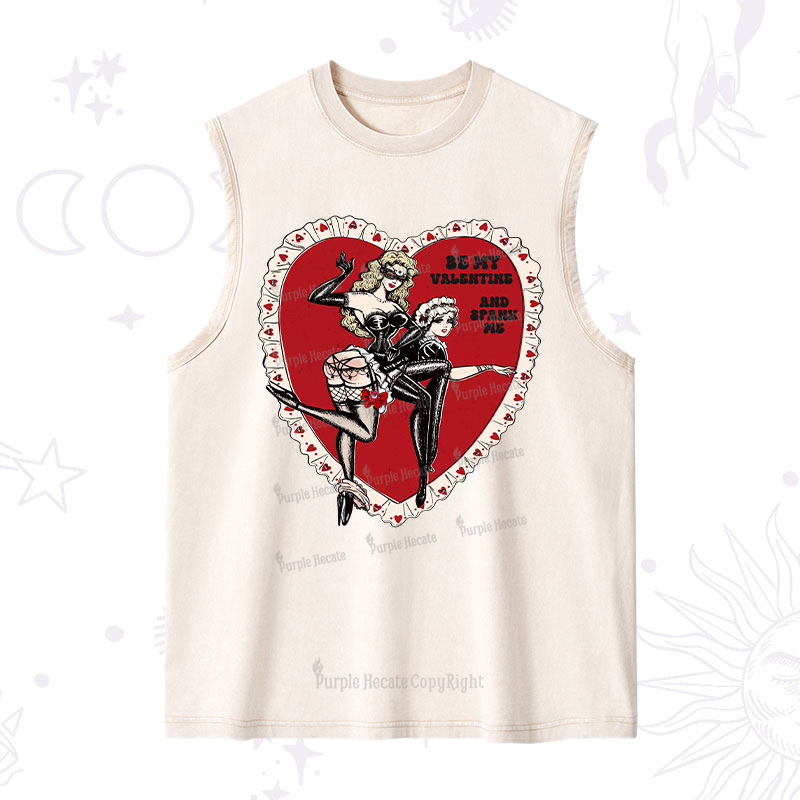 Purplehecate Be My Valentine And Spank Me Washed Tank