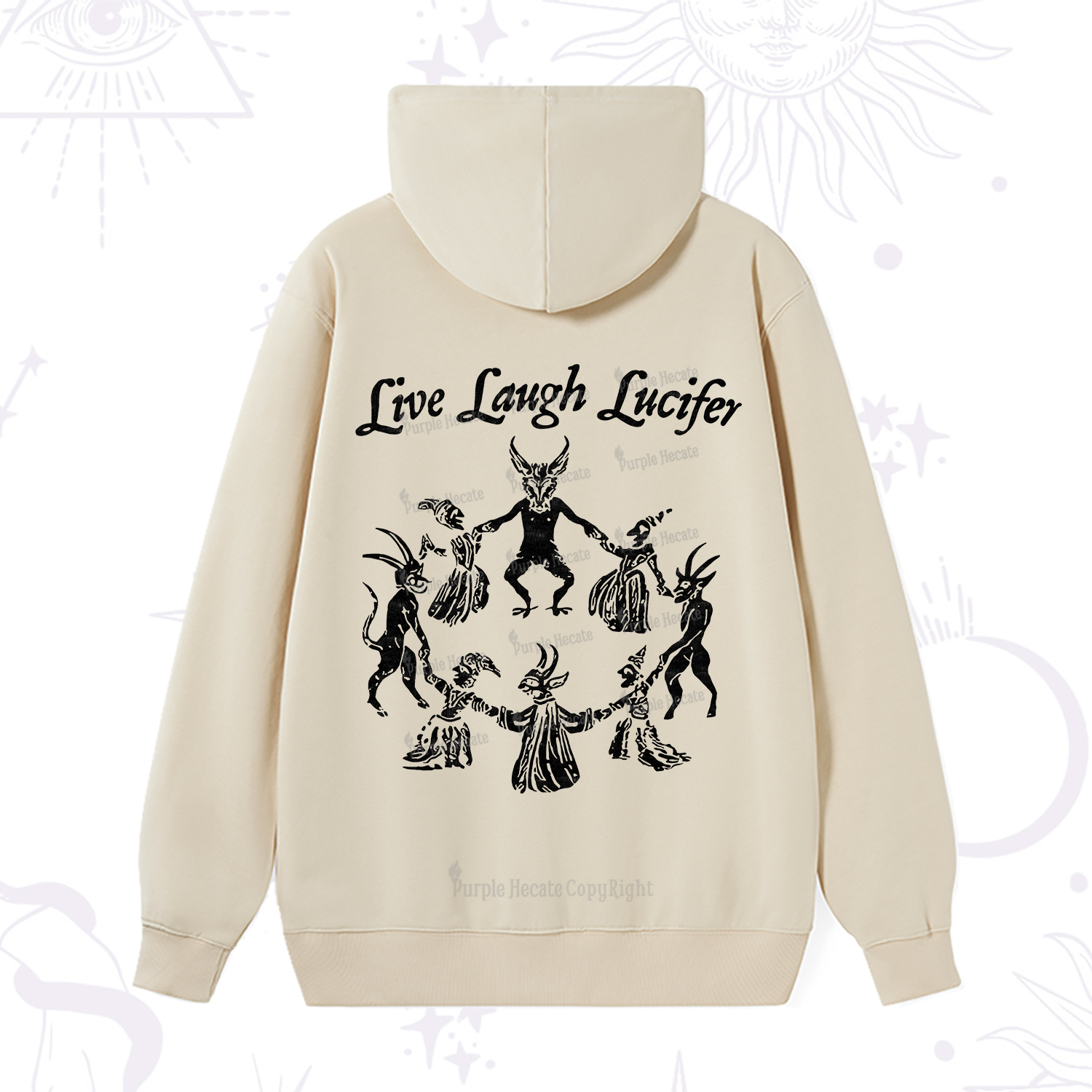 Purplehecate Live Laugh Lucifer Hoodie