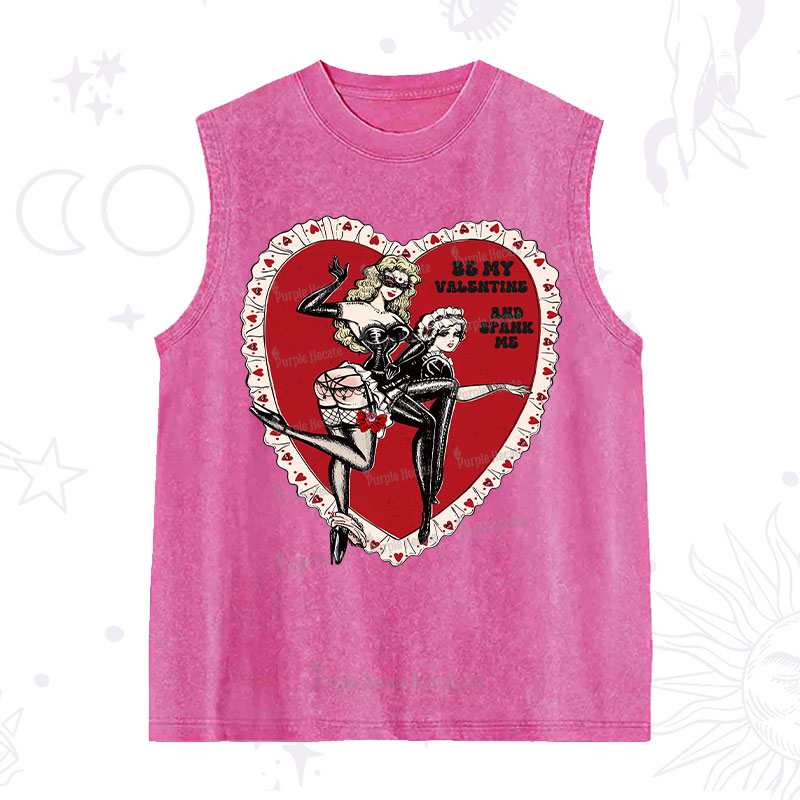 Purplehecate Be My Valentine And Spank Me Washed Tank