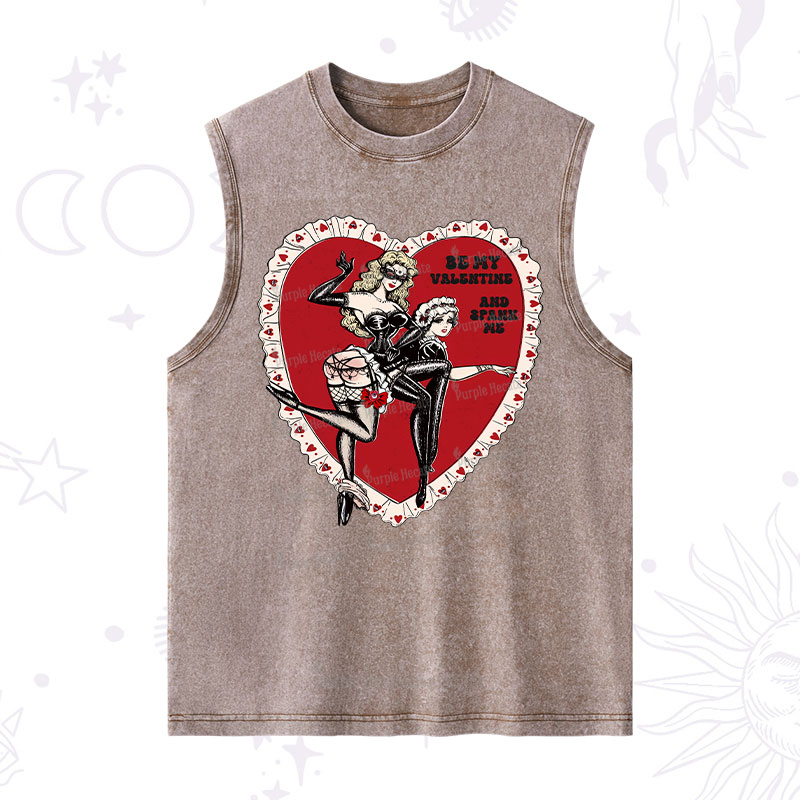 Purplehecate Be My Valentine And Spank Me Washed Tank