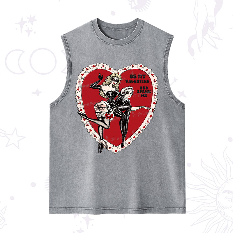 Purplehecate Be My Valentine And Spank Me Washed Tank