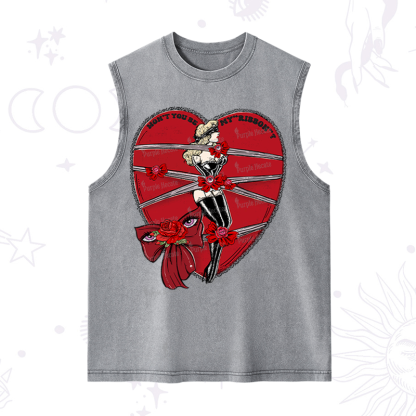 Purplehecate WON'T YOU BE MY "RIBBON" Washed Tank