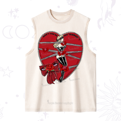 Purplehecate WON'T YOU BE MY "RIBBON" Washed Tank