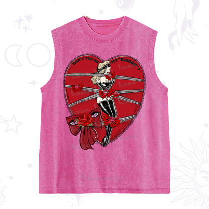 Purplehecate WON'T YOU BE MY "RIBBON" Washed Tank