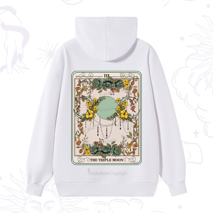 Purplehecate The Triple Moon Tarot Hoodie