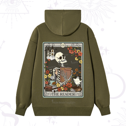 Purplehecate The Reader Tarot Card Hoodie