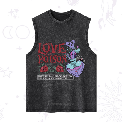 Purplehecate Love Poison Washed Tank