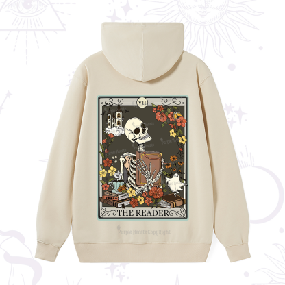 Purplehecate The Reader Tarot Card Hoodie