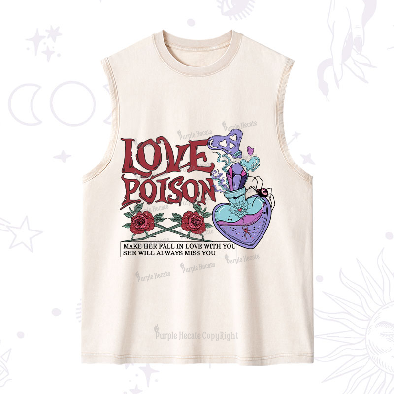 Purplehecate Love Poison Washed Tank