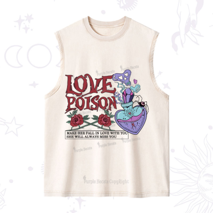 Purplehecate Love Poison Washed Tank