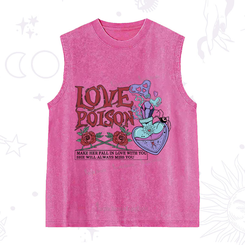 Purplehecate Love Poison Washed Tank