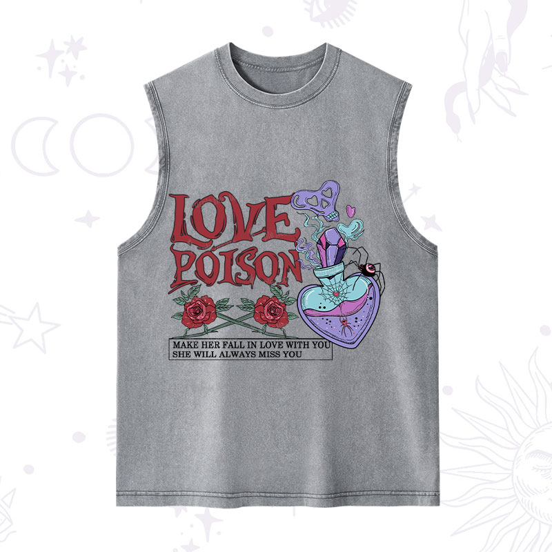 Purplehecate Love Poison Washed Tank