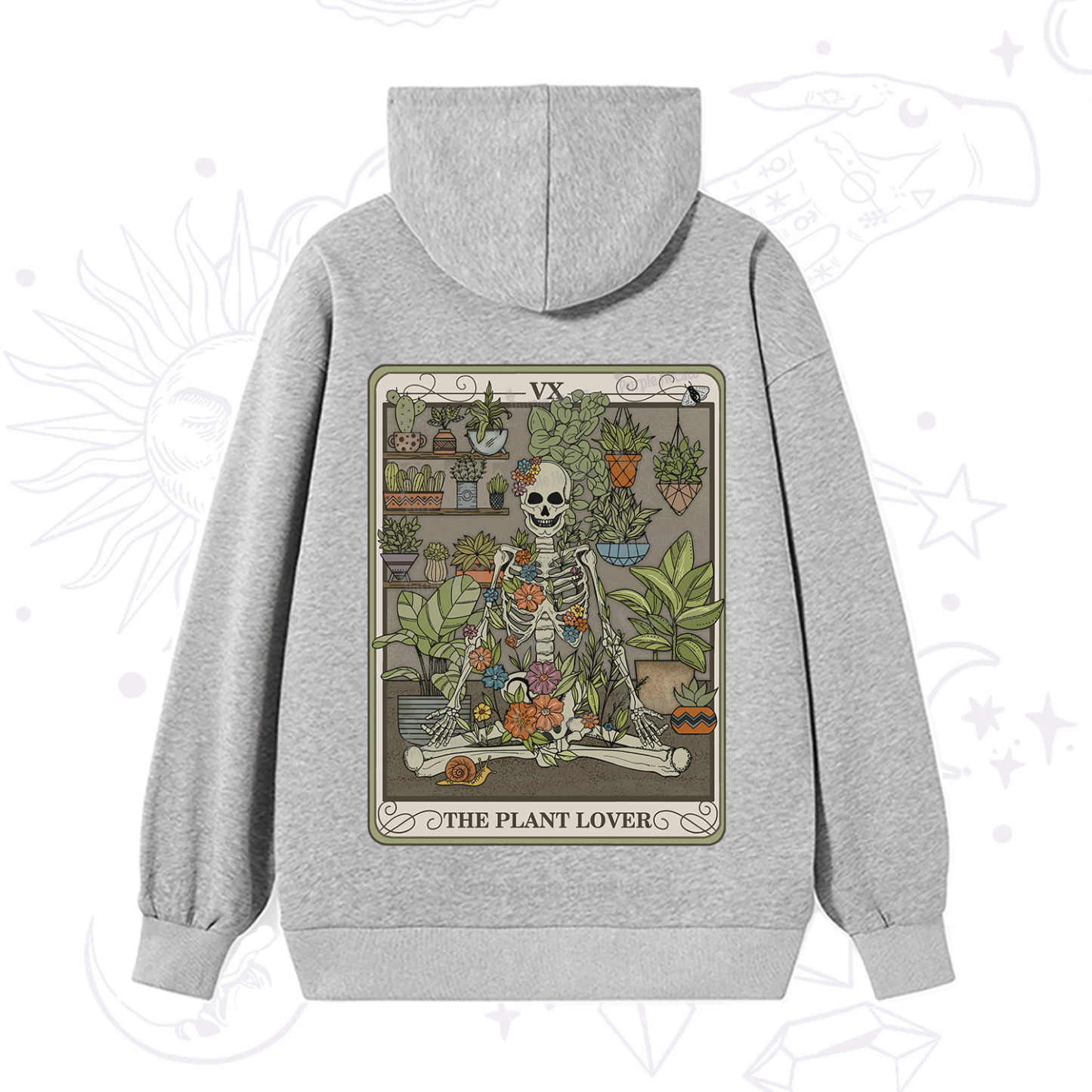 Purplehecate The Plant Lover Tarot Hoodie