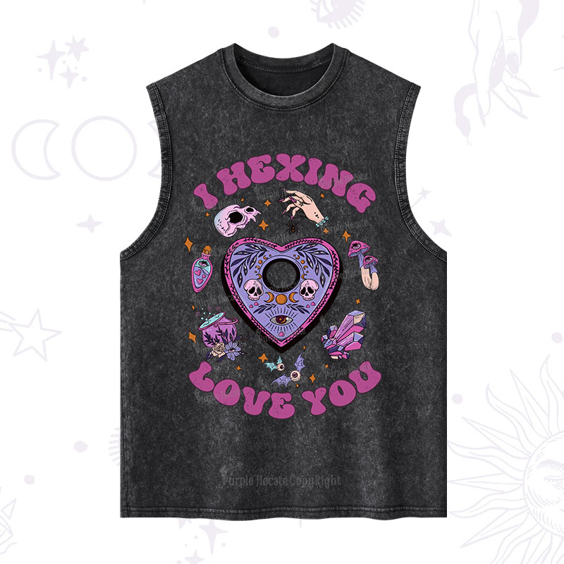 Purplehecate I Hexing Love You Washed Tank