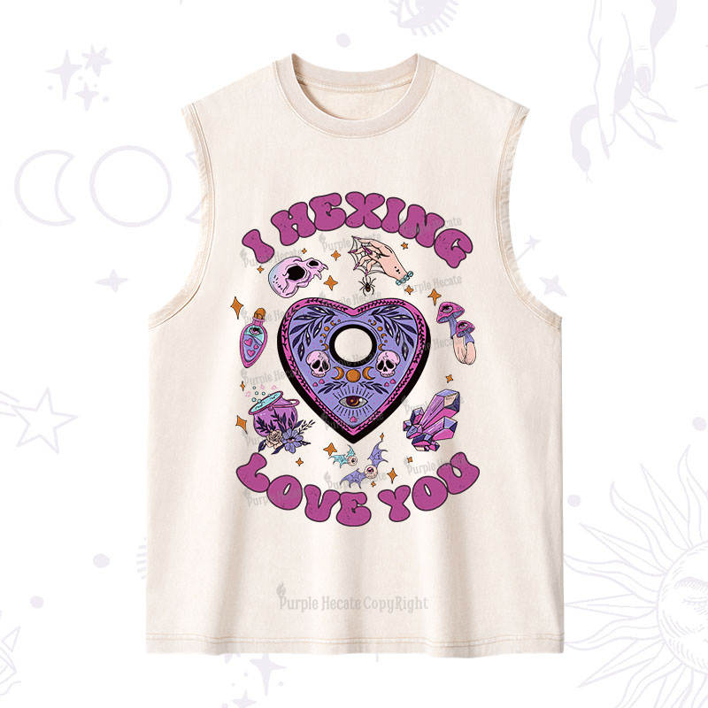Purplehecate I Hexing Love You Washed Tank