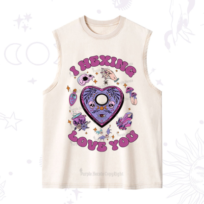 Purplehecate I Hexing Love You Washed Tank