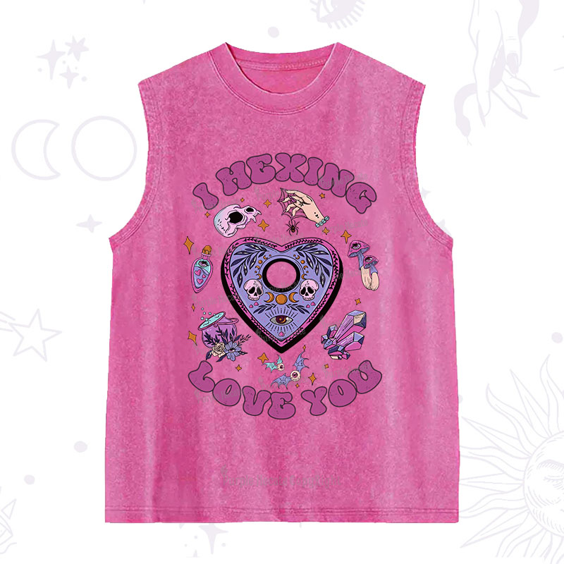 Purplehecate I Hexing Love You Washed Tank