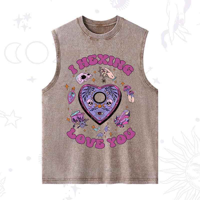 Purplehecate I Hexing Love You Washed Tank
