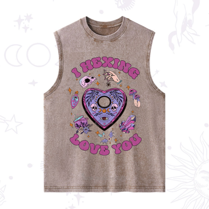 Purplehecate I Hexing Love You Washed Tank
