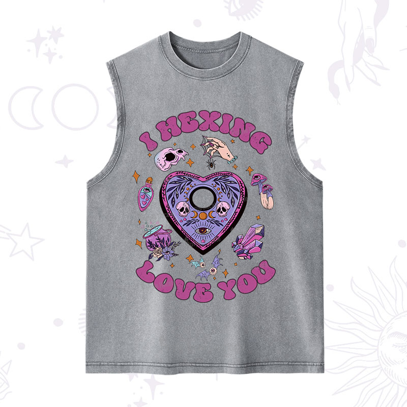 Purplehecate I Hexing Love You Washed Tank