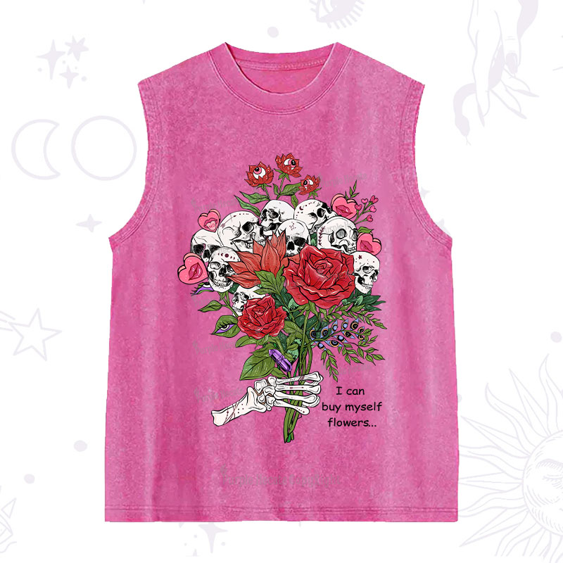 Purplehecate I Can Buy Myself Flowers Washed Tank