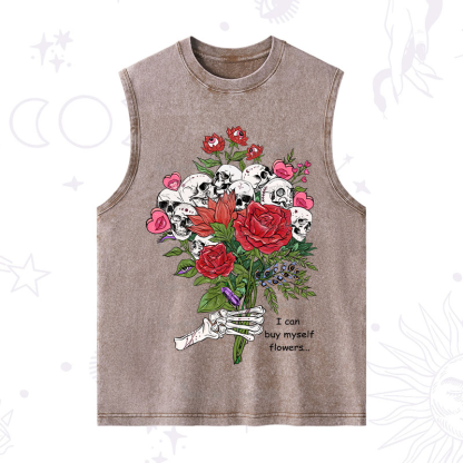 Purplehecate I Can Buy Myself Flowers Washed Tank