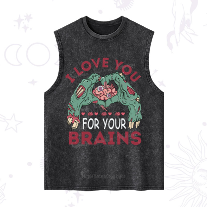 Purplehecate I Love You For Your Brains Washed Tank