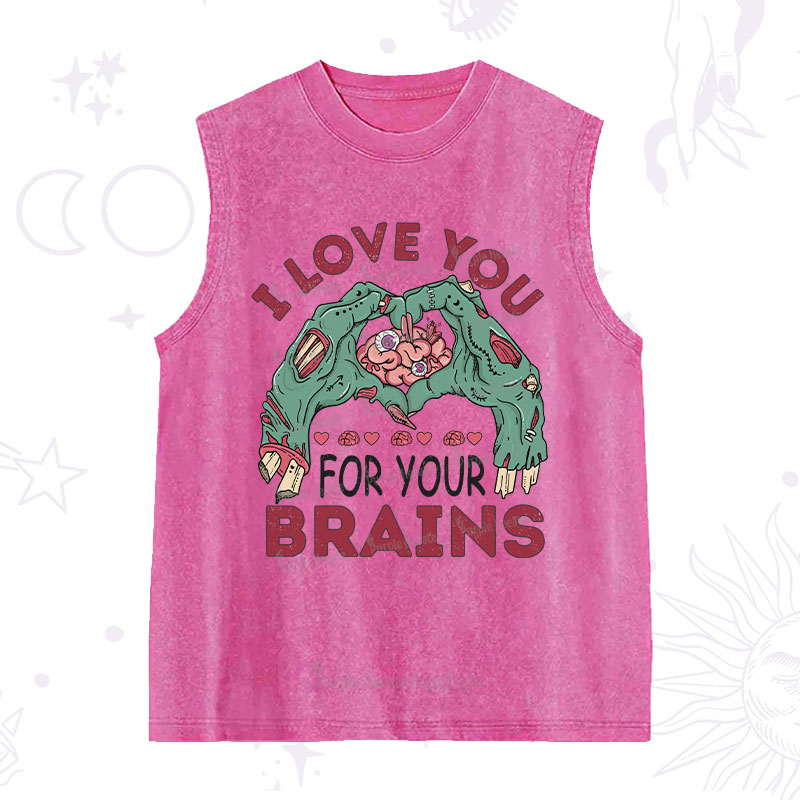 Purplehecate I Love You For Your Brains Washed Tank