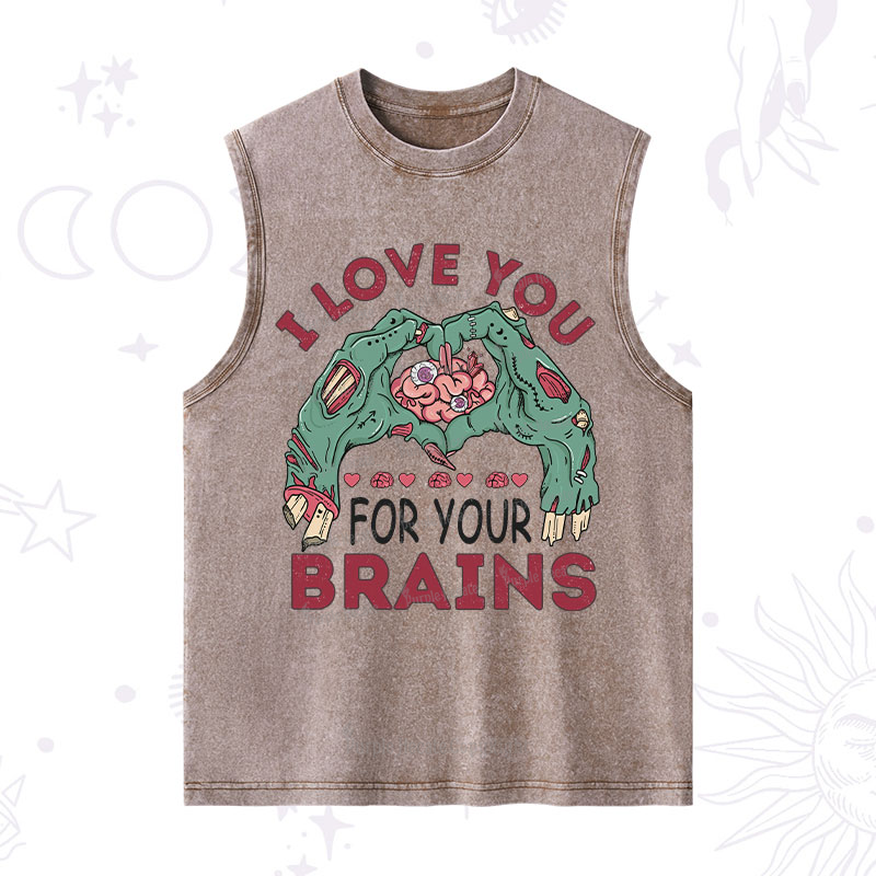 Purplehecate I Love You For Your Brains Washed Tank