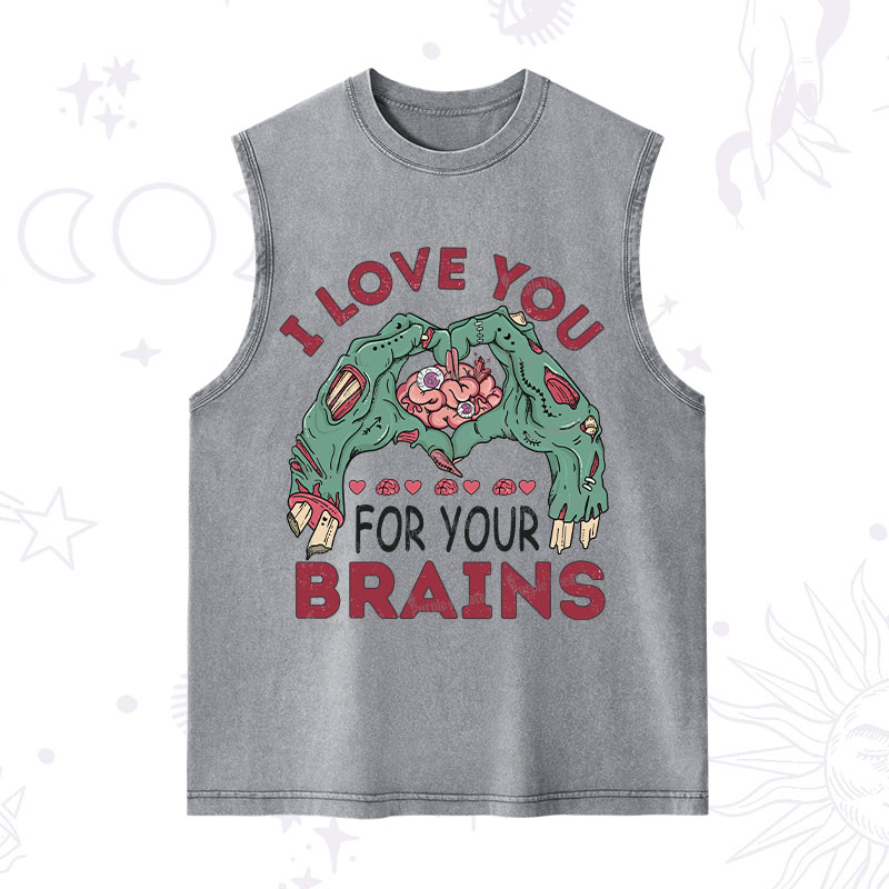 Purplehecate I Love You For Your Brains Washed Tank