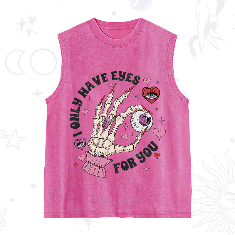 Purplehecate I Only Have Eyes For You Washed Tank