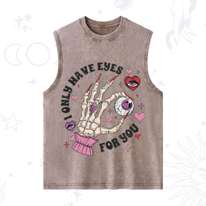 Purplehecate I Only Have Eyes For You Washed Tank