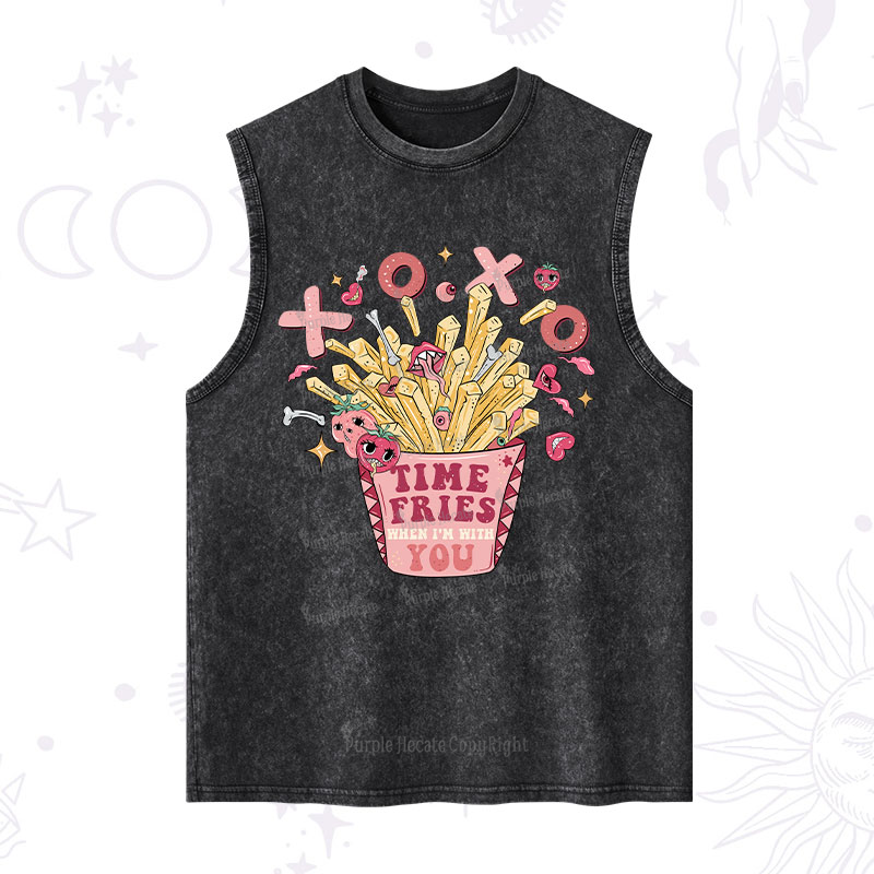 Purplehecate Time Fries When I'm With You Washed Tank
