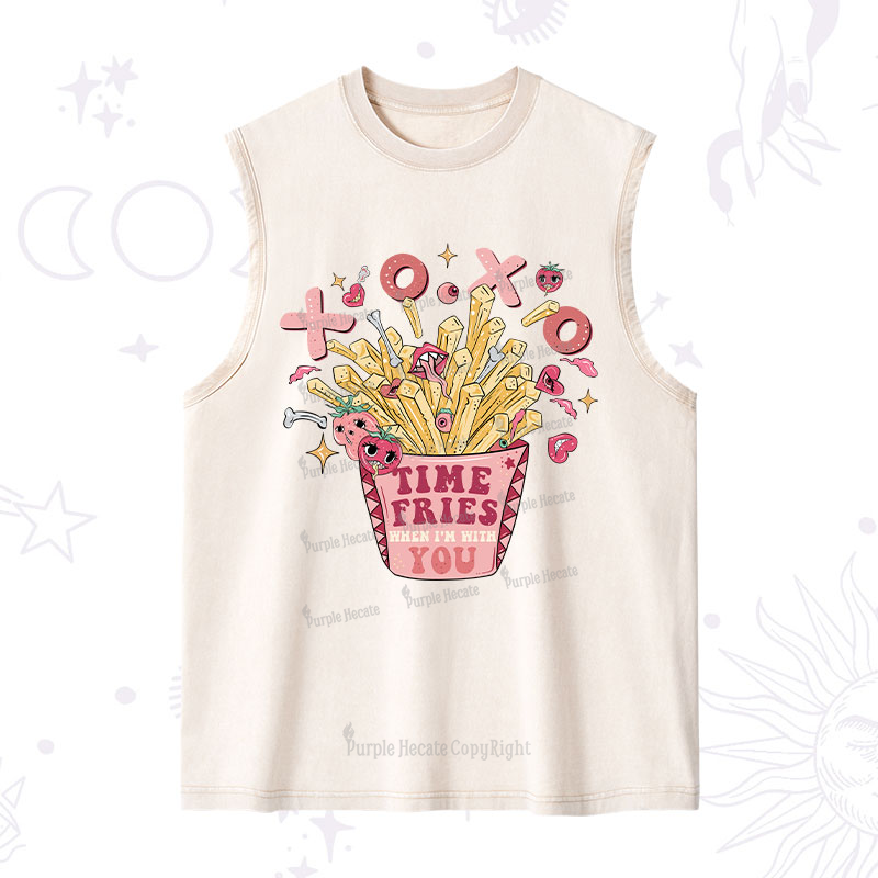 Purplehecate Time Fries When I'm With You Washed Tank