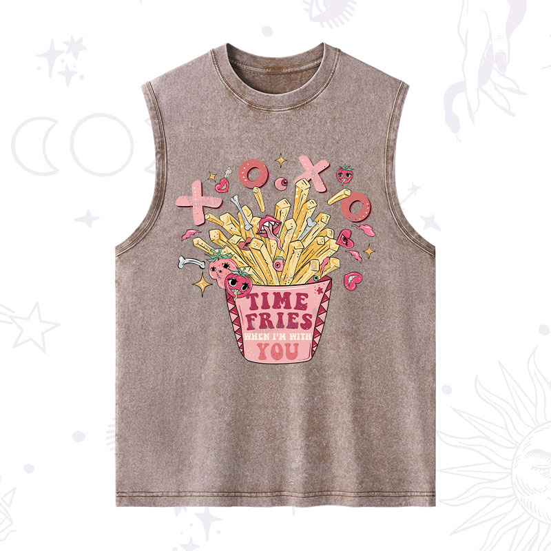 Purplehecate Time Fries When I'm With You Washed Tank