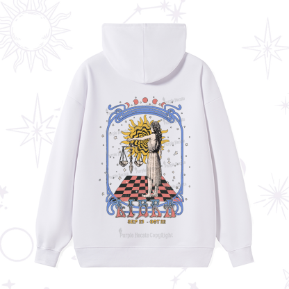 Purplehecate Libra Crew Zodiac Hoodie
