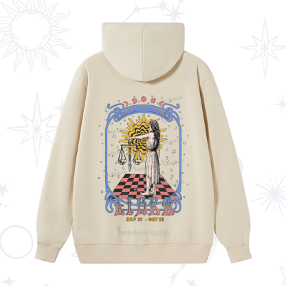 Purplehecate Libra Crew Zodiac Hoodie