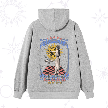 Purplehecate Libra Crew Zodiac Hoodie