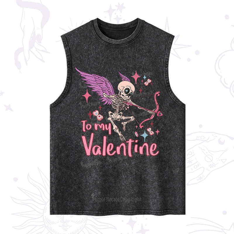 Purplehecate To My Valentine Washed Tank