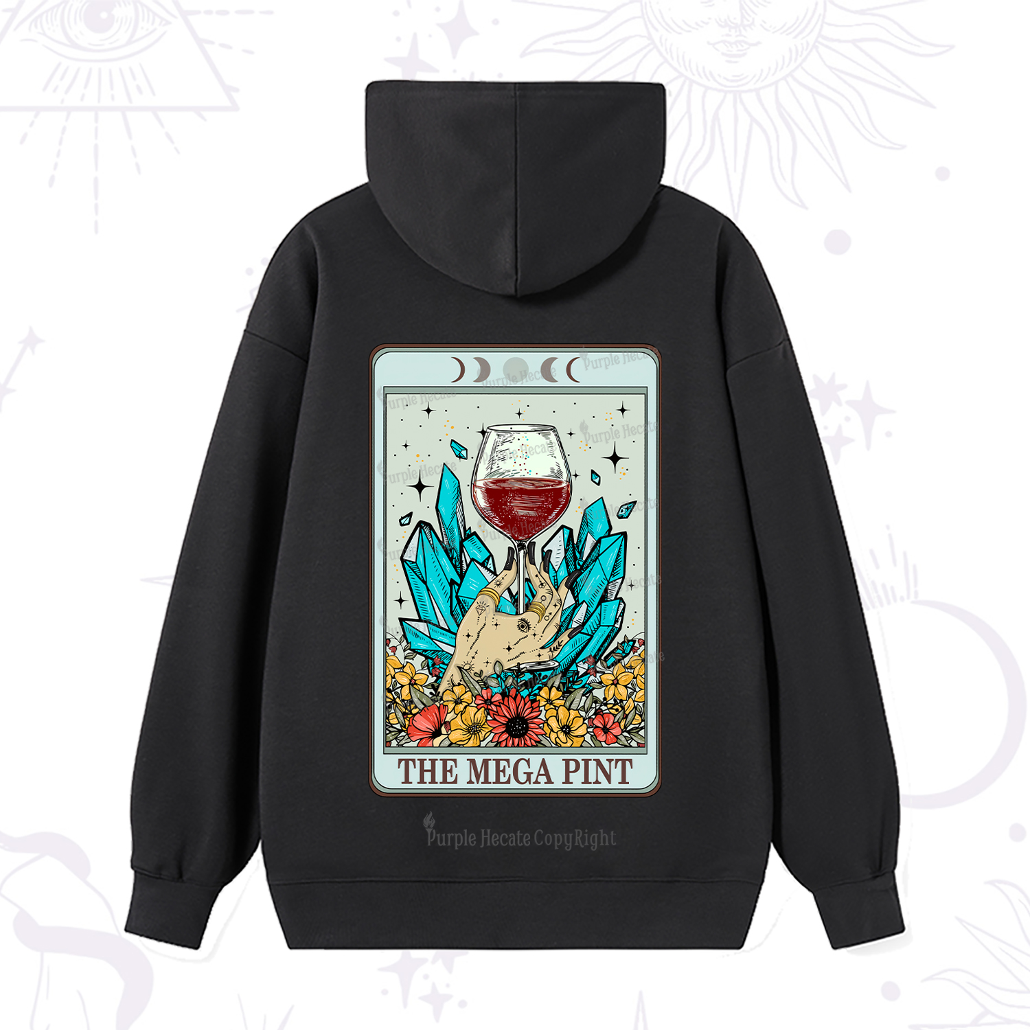 Purplehecate The Mega Pint Hoodie