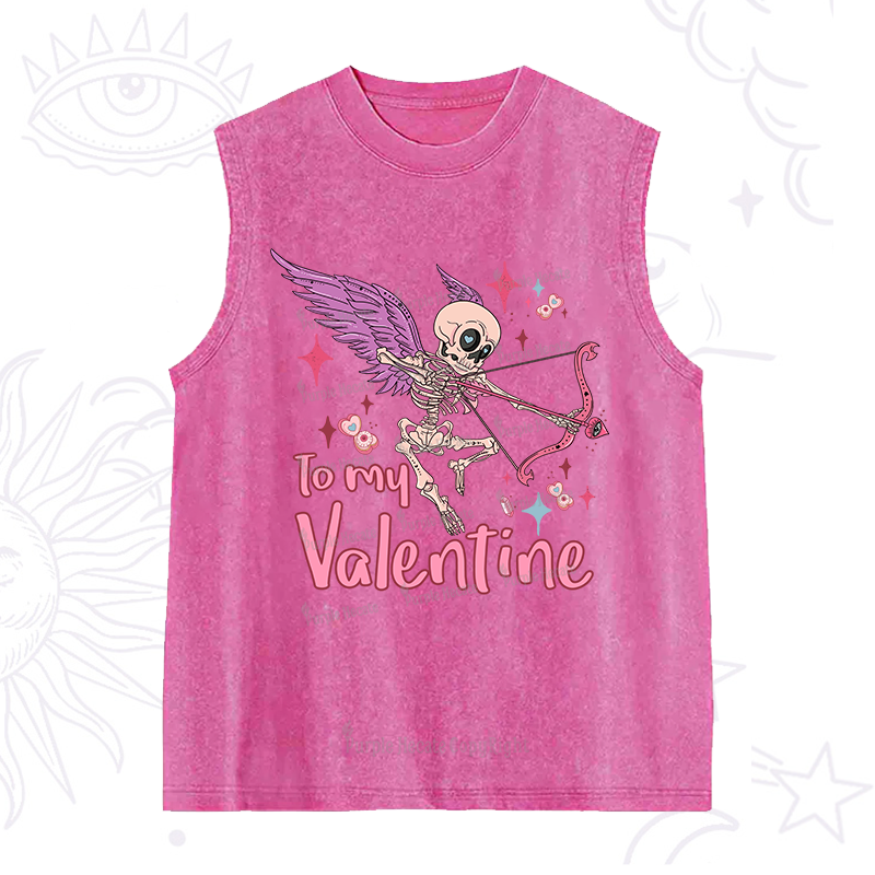 Purplehecate To My Valentine Washed Tank