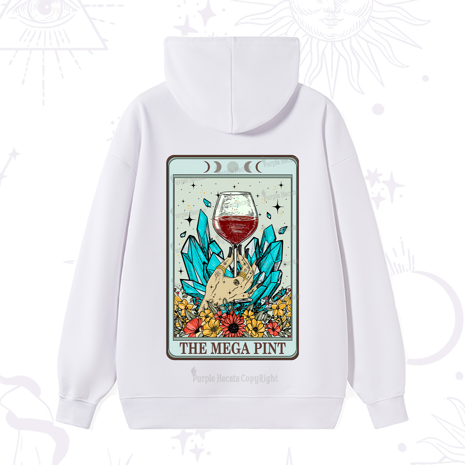 Purplehecate The Mega Pint Hoodie