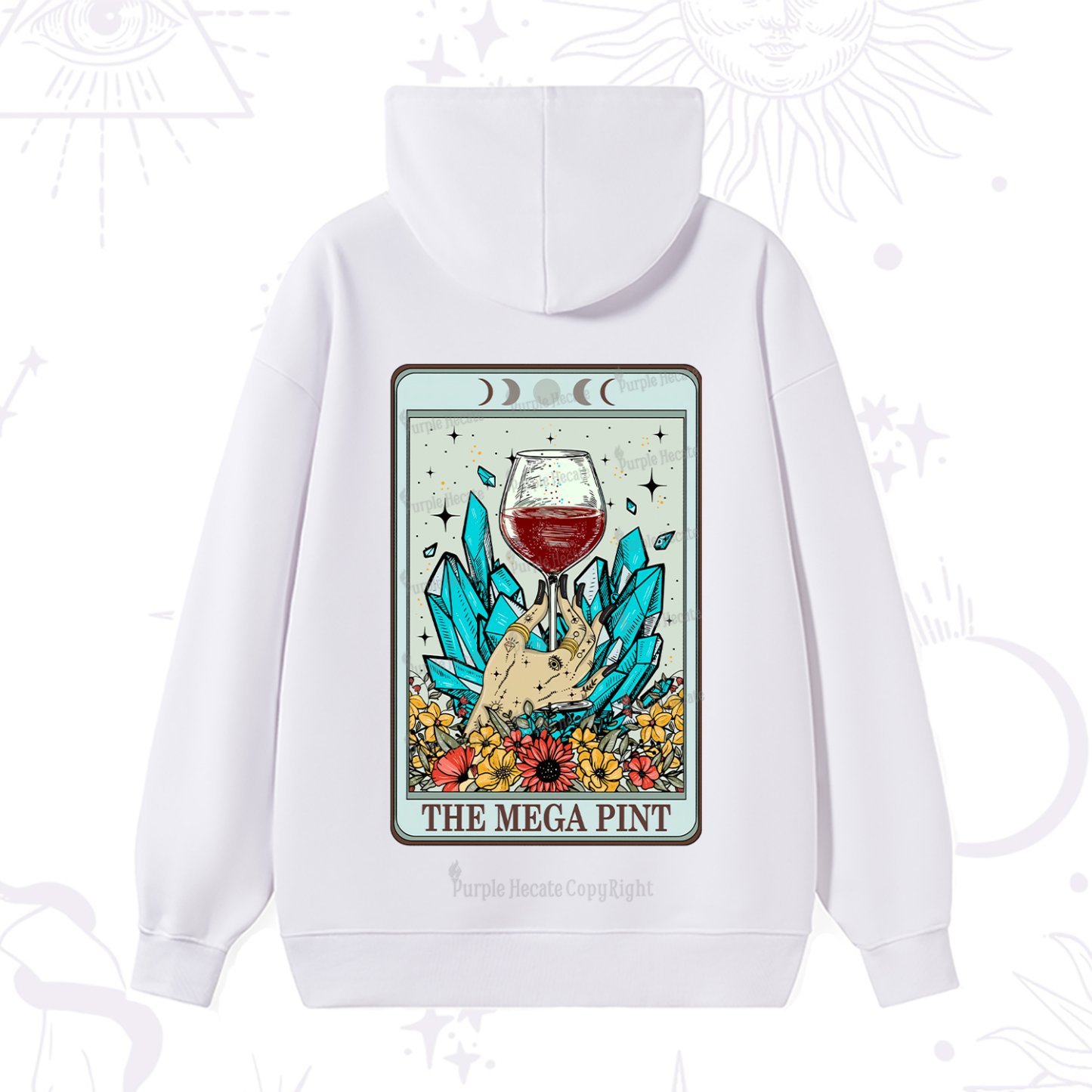 Purplehecate The Mega Pint Hoodie