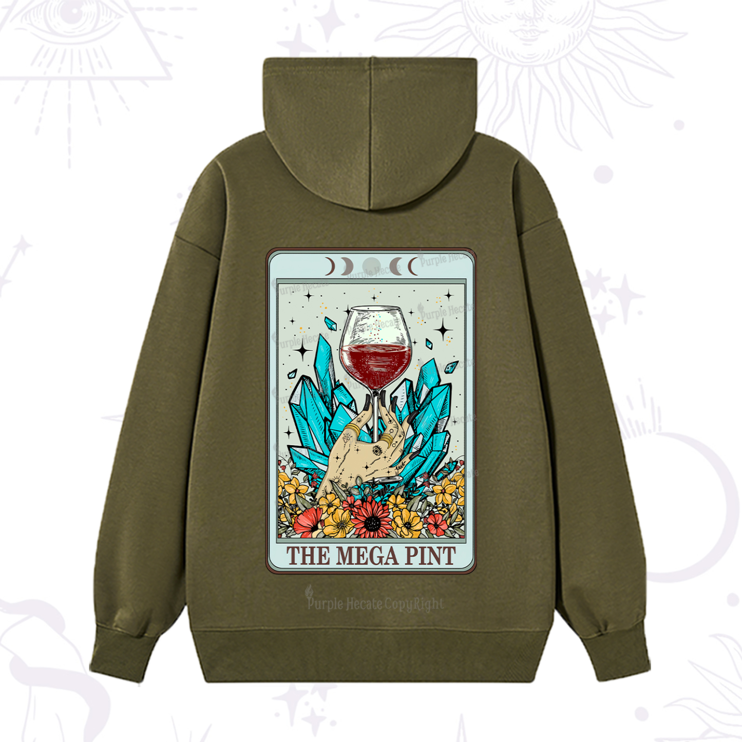 Purplehecate The Mega Pint Hoodie