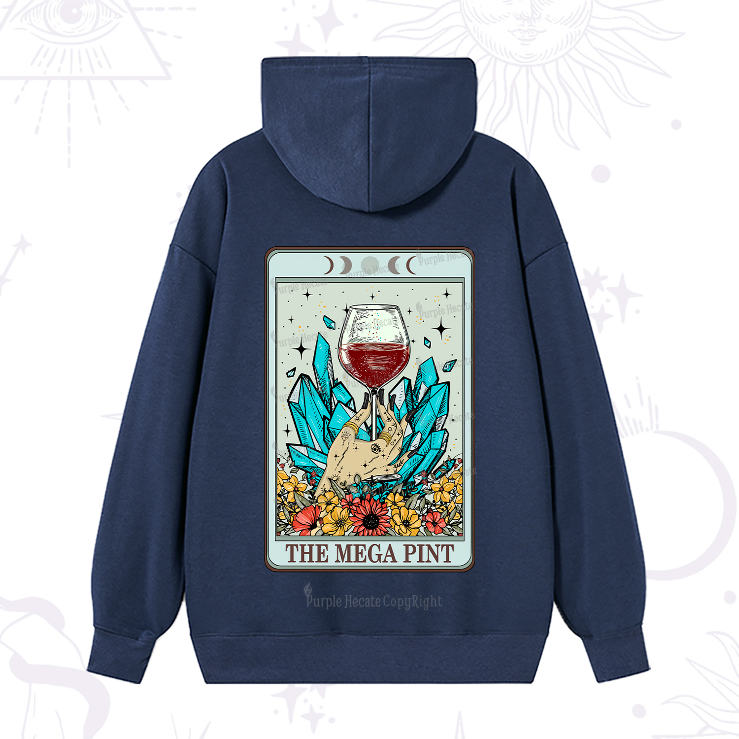 Purplehecate The Mega Pint Hoodie