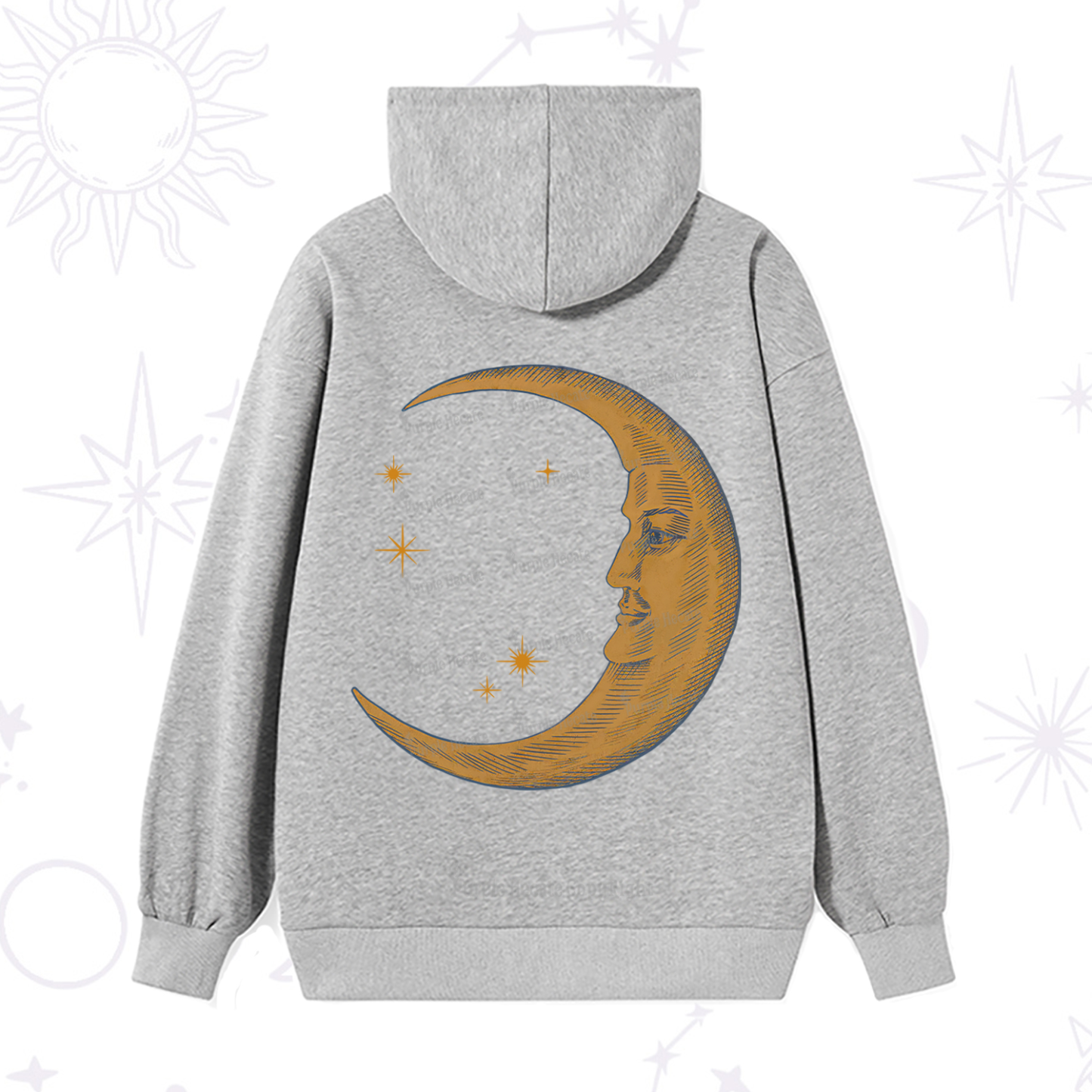 Purplehecate Celestial Moon Hoodie
