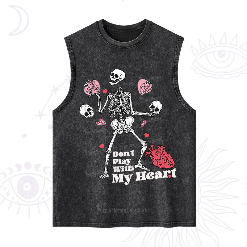 Purplehecate Don't Play With My Heart Washed Tank