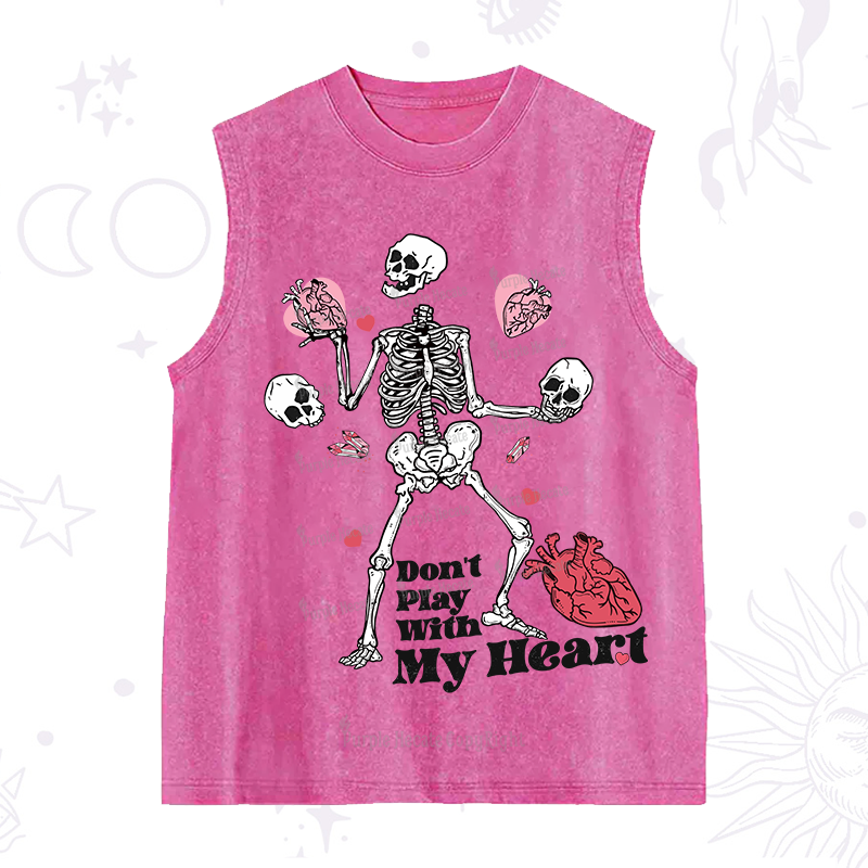 Purplehecate Don't Play With My Heart Washed Tank
